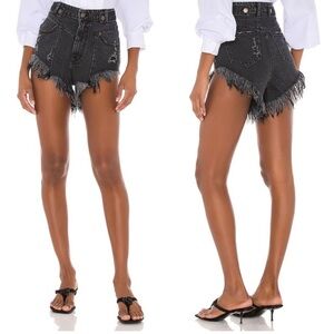 RETROFETE Tessa Shorts In Onyx size 26